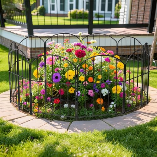 16% Off VANCASTLE Decorative Garden Fence, 10.5ft Rustproof - Image 6
