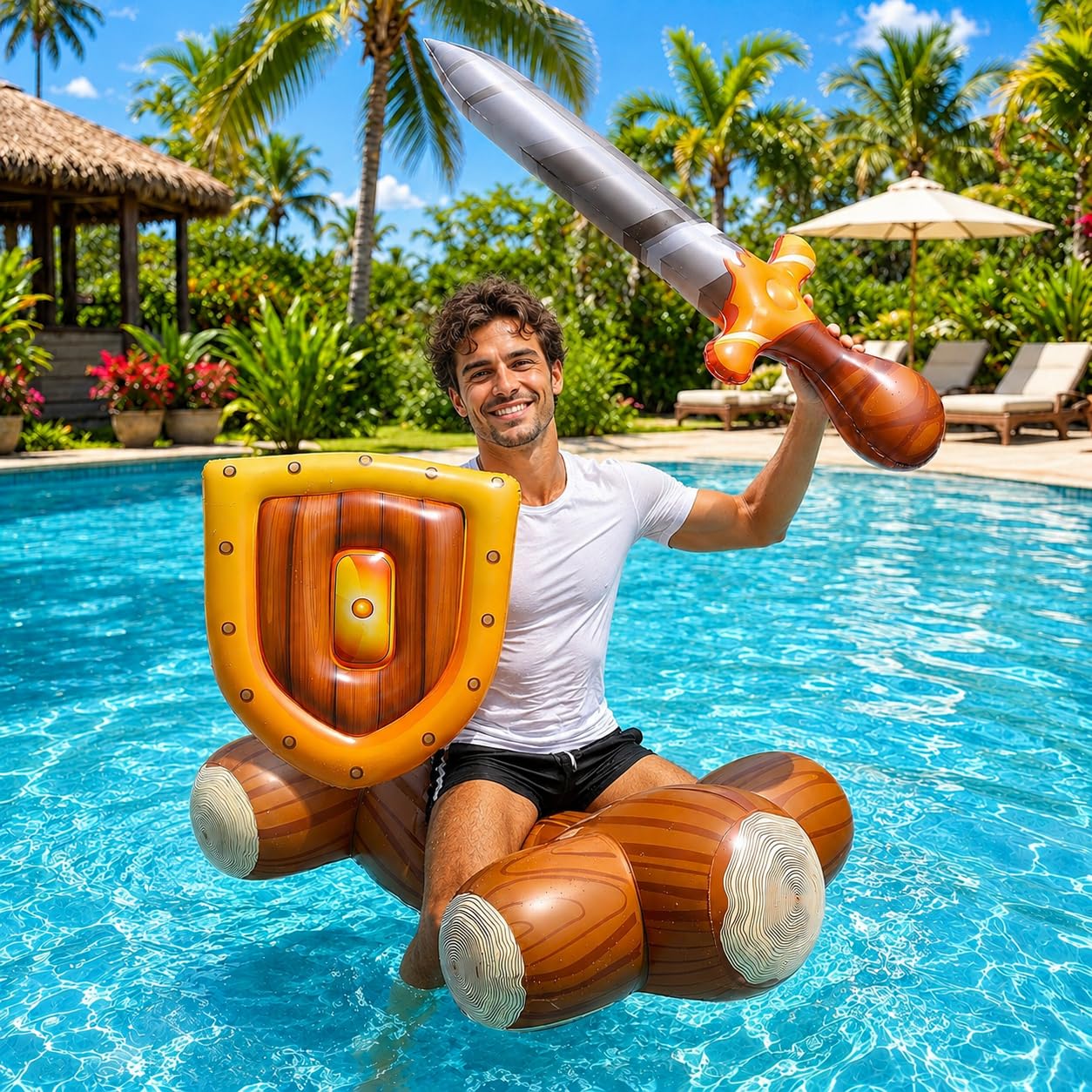 Save 7% on ROUSKY Inflatable Water Battle Set