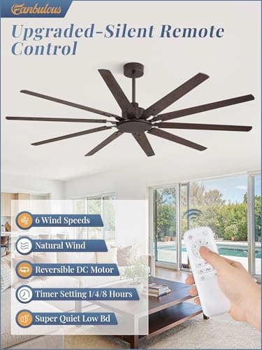 50% Off Fanbulous 72 Inch Large Ceiling Fan Quiet DC Motor - Image 4