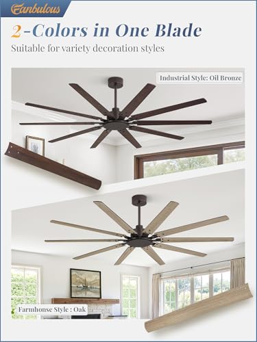 50% Off Fanbulous 72 Inch Large Ceiling Fan Quiet DC Motor - Image 5