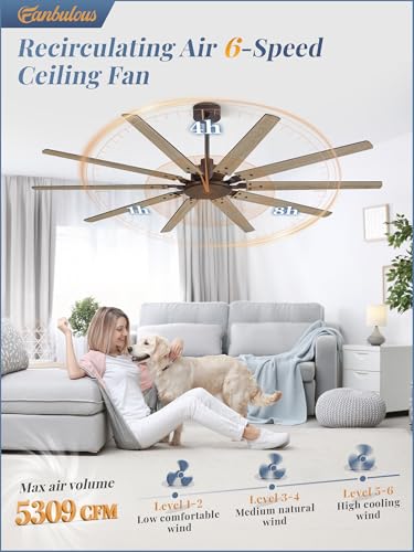 50% Off Fanbulous 72 Inch Large Ceiling Fan Quiet DC Motor - Image 7