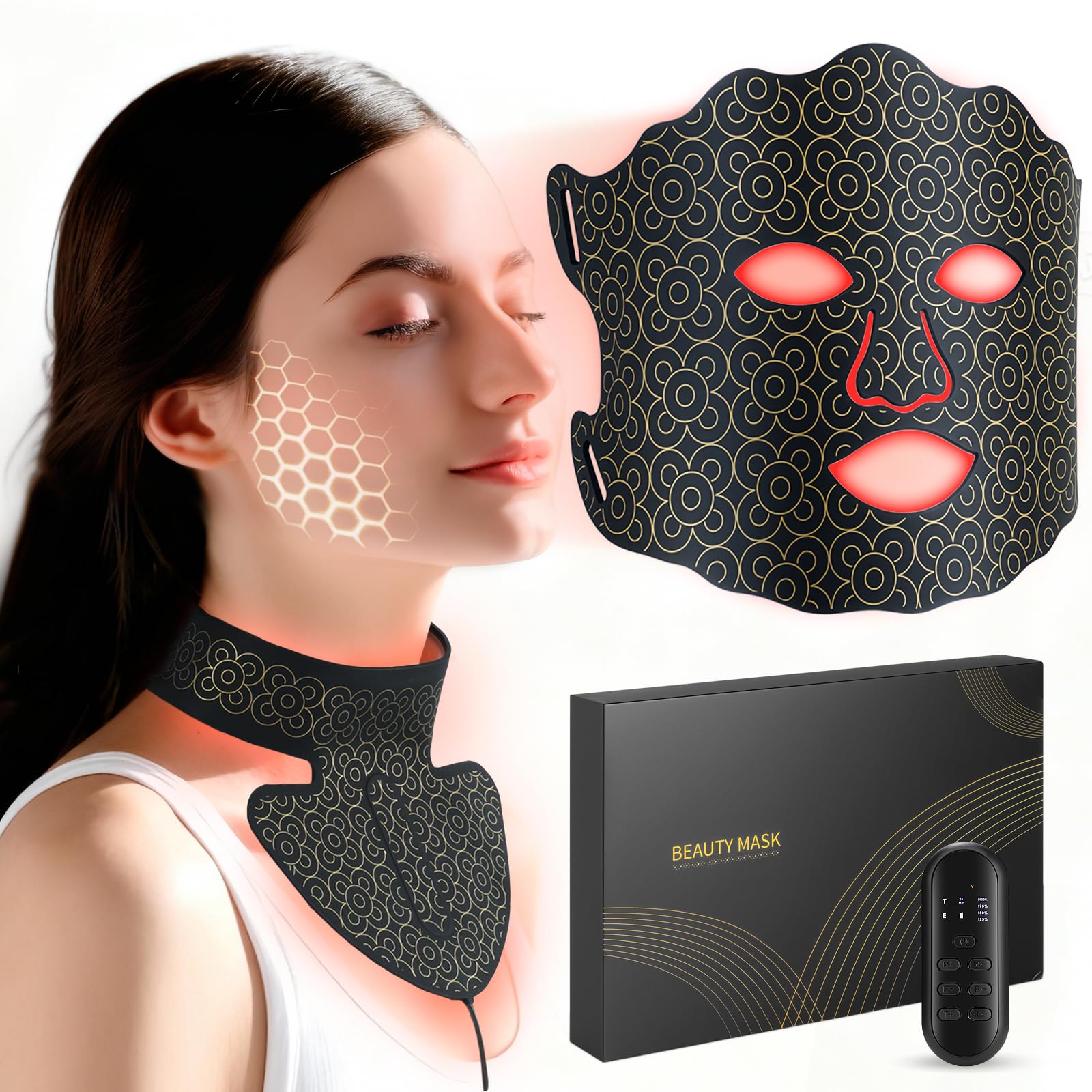 5% Off Yenjuty LED Light Therapy Mask for Face & Neck