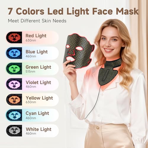 5% Off Yenjuty LED Light Therapy Mask for Face & Neck - Image 4