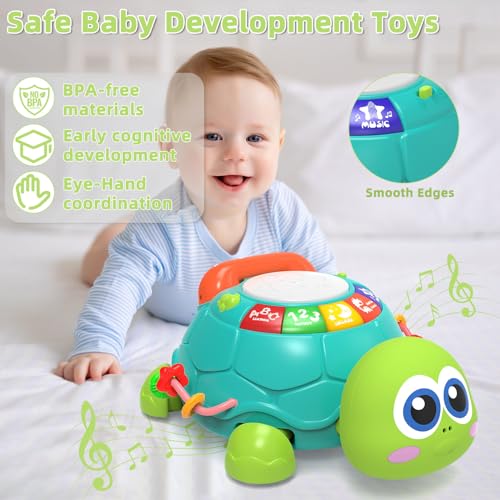 50% Off Musical Turtle Baby Toy with Lights & Sounds - Image 5