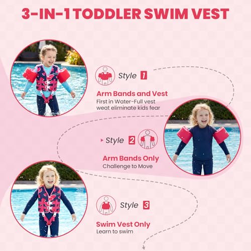 Save 46% with code 35JRVS4Z on Zeraty Toddler Swim Vest - Image 3