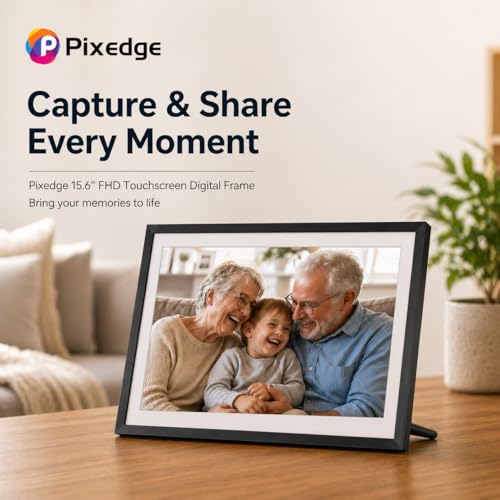 40% Off 15.6" WiFi Digital Photo Frame with 32GB Storage - Image 3