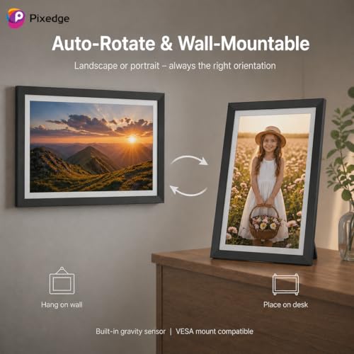 40% Off 15.6" WiFi Digital Photo Frame with 32GB Storage - Image 6