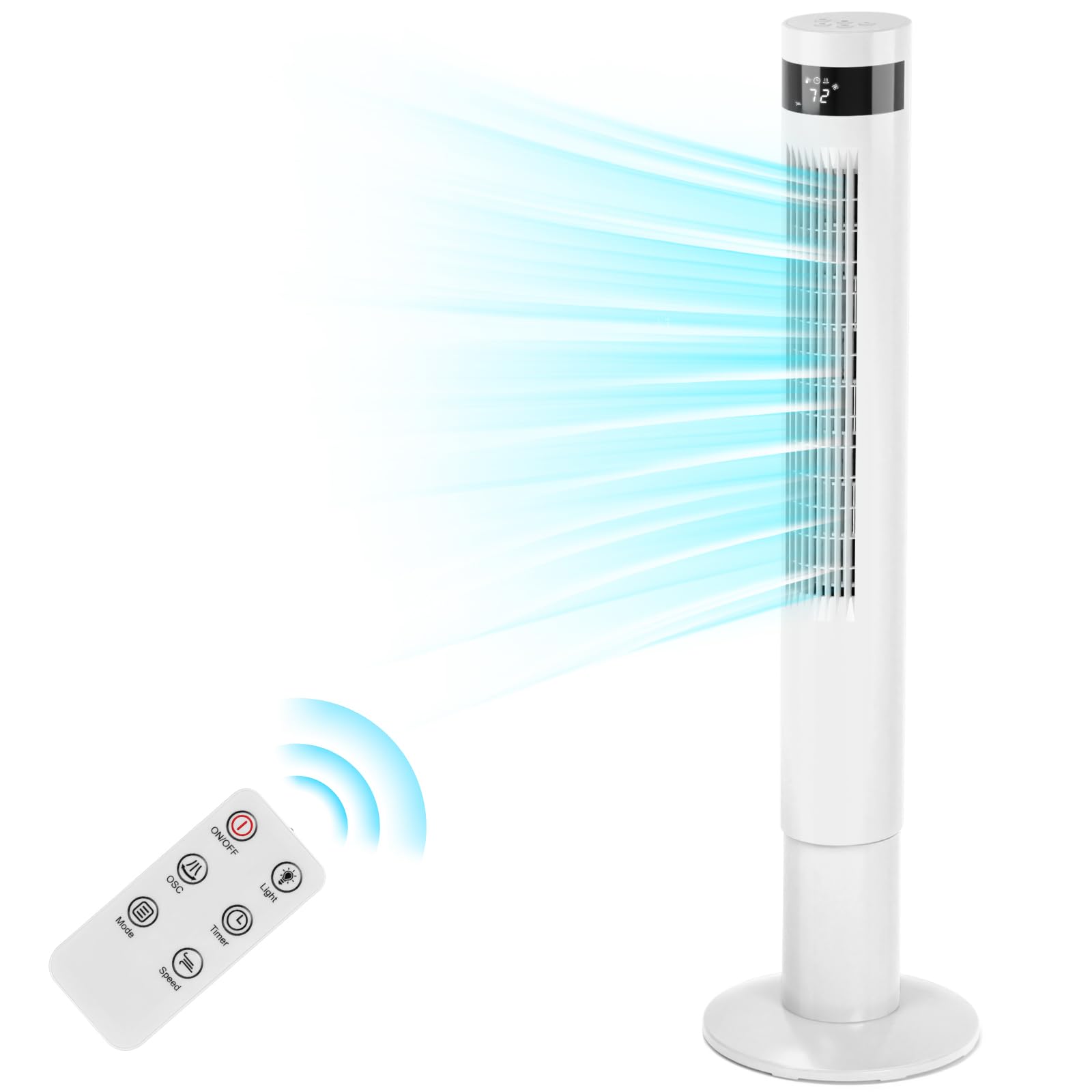 Save $25 on Quiet Tower Fan with Remote - Image 1