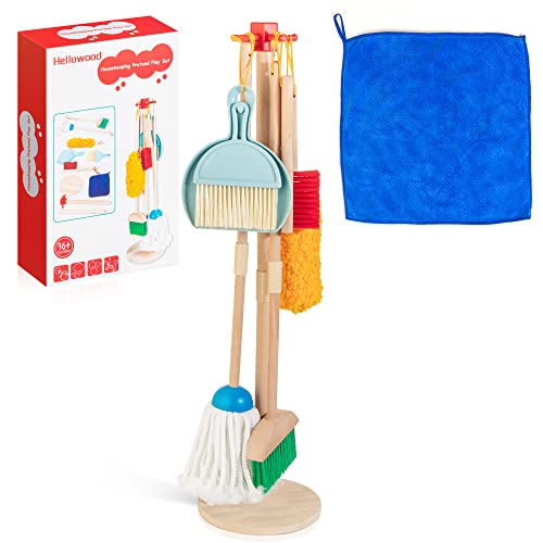 50% Off Hellowood Kids Wooden Cleaning Play Set - Image 2