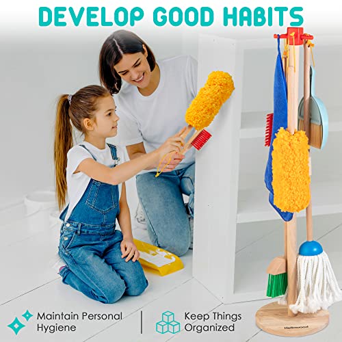 50% Off Hellowood Kids Wooden Cleaning Play Set - Image 5