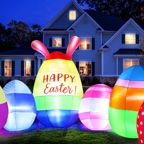 45% Off Vibrant Easter Eggs Inflatables 10FT with Code - Image 4