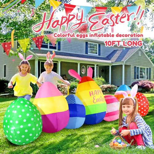 45% Off Vibrant Easter Eggs Inflatables 10FT with Code - Image 6