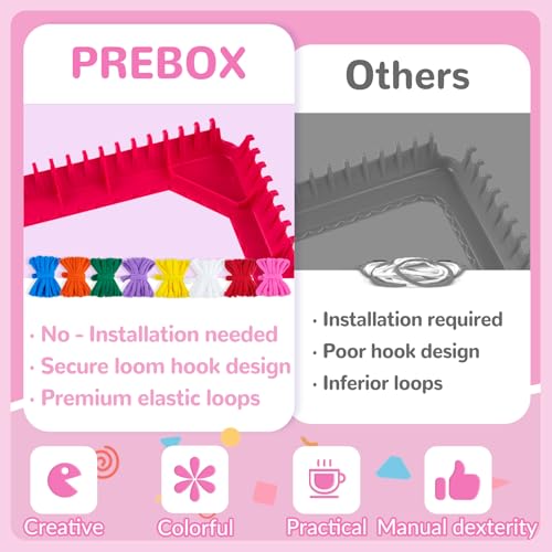 56% Off PREBOX Weaving Loom Kit for Kids and Adults - Image 4