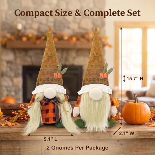 50% Off Cute Thanksgiving Gnomes Fall Decor - Image 3