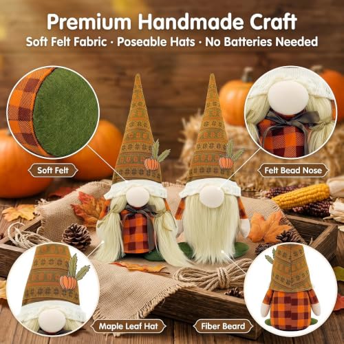 50% Off Cute Thanksgiving Gnomes Fall Decor - Image 4