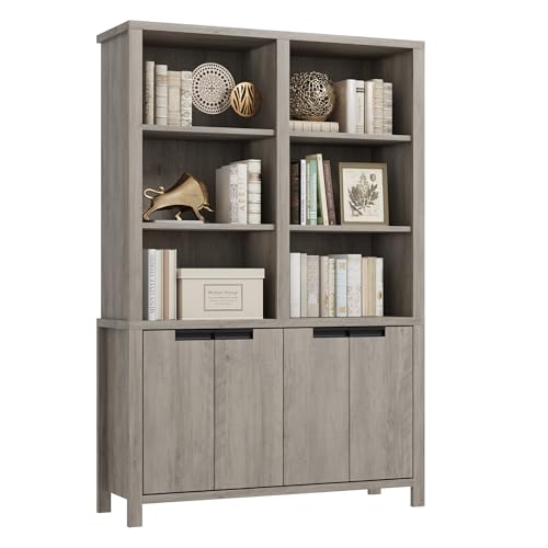 50% Off Extra-Wide 6-Tier Bookshelf with Double Storage - Image 2