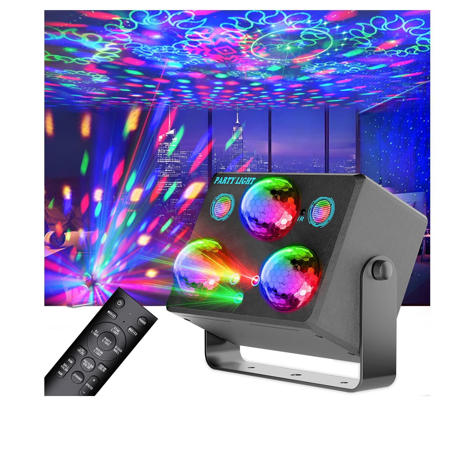 50% Off SPOOBOOLA Disco Party Light Projector - Image 1