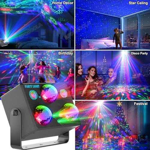50% Off SPOOBOOLA Disco Party Light Projector - Image 3
