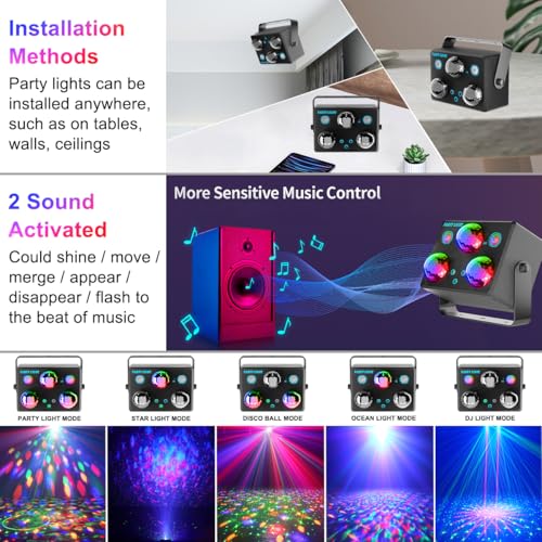 50% Off SPOOBOOLA Disco Party Light Projector - Image 5
