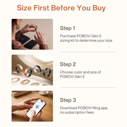 10% Off POBOVi Gen 2 Smart Ring for Health Tracking - Image 3