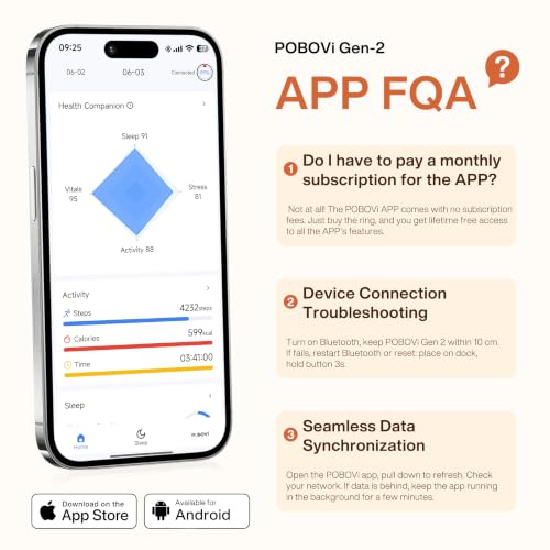 10% Off POBOVi Gen 2 Smart Ring for Health Tracking - Image 5