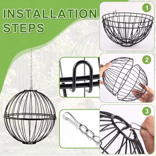 50% Off Hanging Metal Chicken Feeder with Treat Ball - Image 5