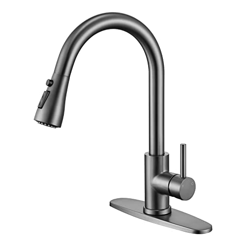 Save 19% on Matte Gray Pull-Down Kitchen Faucet - Image 2