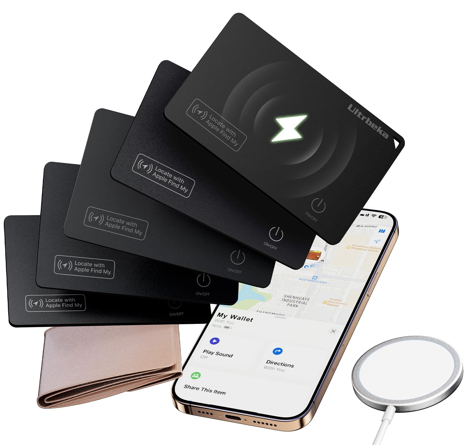 5% Off Ultrbeka Wallet Tracker Card for Apple Find My