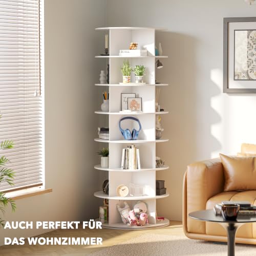 42% Off SpaceAid 7 Tier Rotating Shoe Rack Tower – Code KOUPON12 - Image 3
