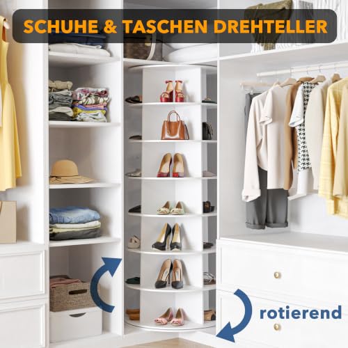 42% Off SpaceAid 7 Tier Rotating Shoe Rack Tower – Code KOUPON12 - Image 6