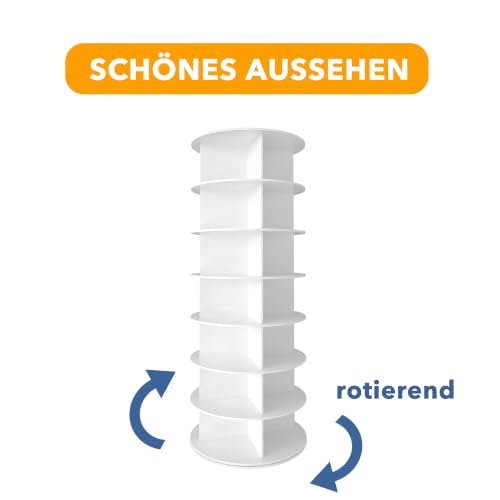42% Off SpaceAid 7 Tier Rotating Shoe Rack Tower – Code KOUPON12 - Image 8