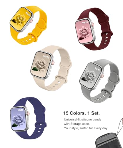 50% Off Compatible Apple Watch Band Silicone Strap - Image 3