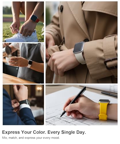 50% Off Compatible Apple Watch Band Silicone Strap - Image 5