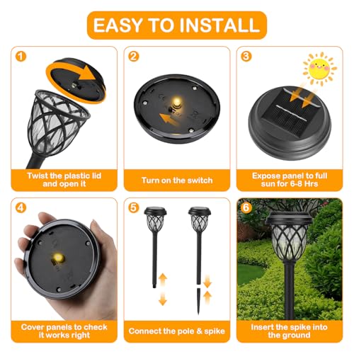 50% Off ruhotili Solar Outdoor Lights 12 Pack - Image 4