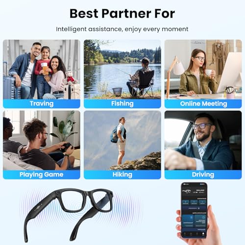 12% Off Mingtawn AI Smart Glasses with 4K Camera & BT - Image 7