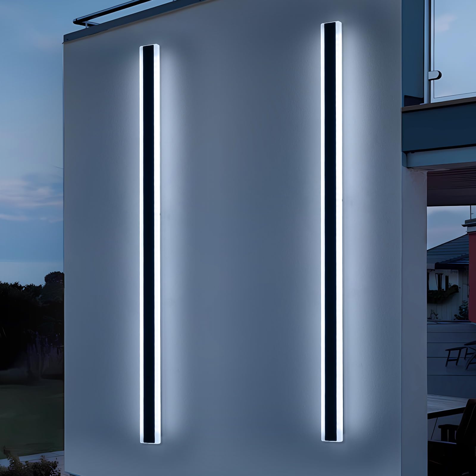 Mikeru 71" LED Outdoor Wall Light - 50% OFF with Code 3HAJ6VPP