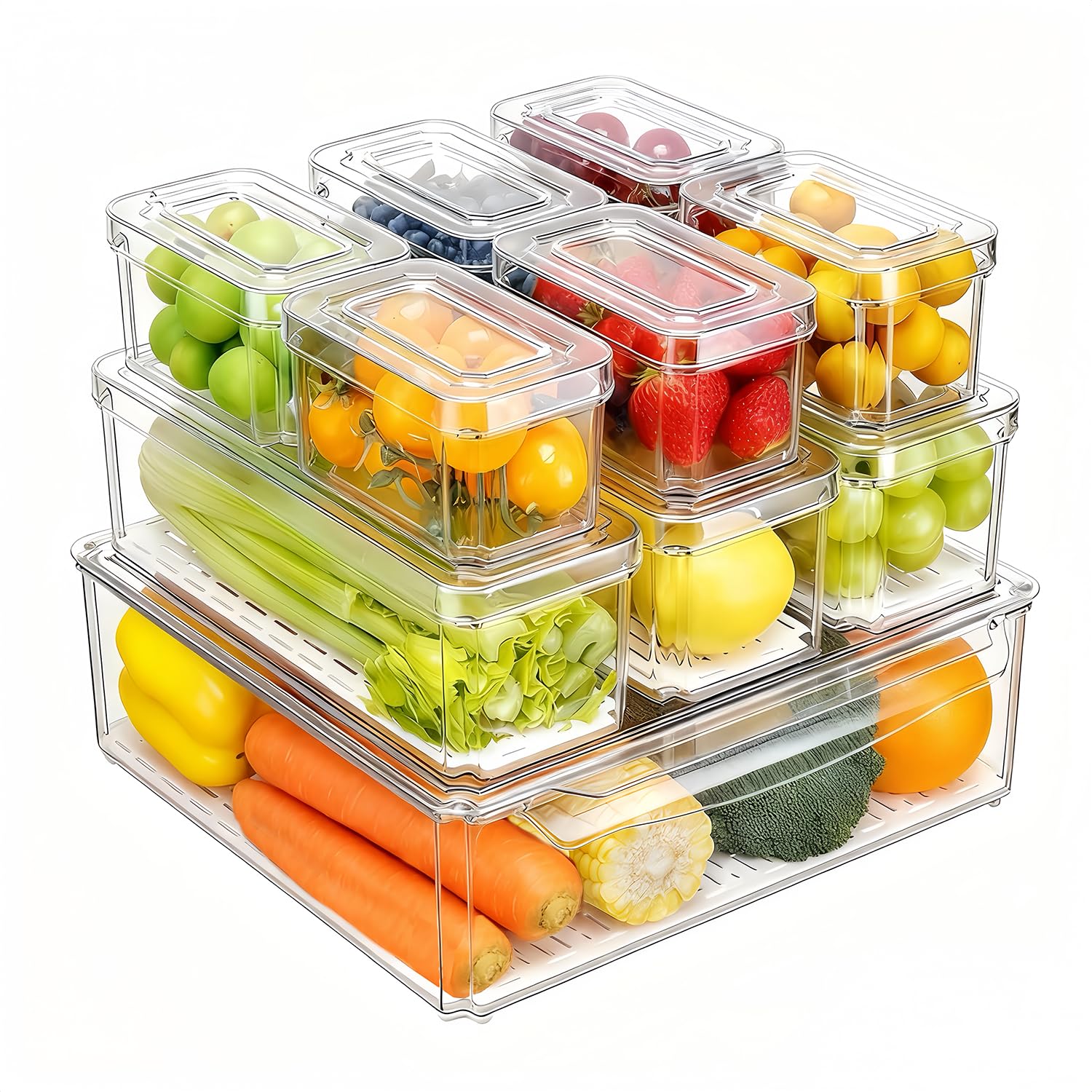 30% Off Pure Future 10-Pack Clear Fridge Organizers