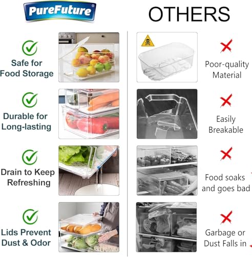 30% Off Pure Future 10-Pack Clear Fridge Organizers - Image 6