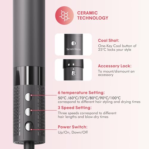 50% Off Tresses Touch 6-in-1 Blow Dryer Brush Set with Code - Image 3