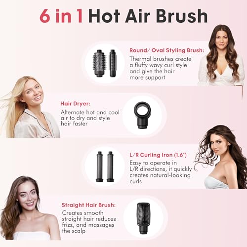 50% Off Tresses Touch 6-in-1 Blow Dryer Brush Set with Code - Image 5