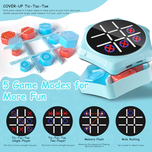 50% Off 5-in-1 Electronic Tic Tac Toe Game for Kids - Image 4