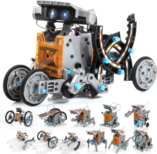 13% Off Solar Robot Kit – 14-in-1 STEM Toy for Ages 8-12 - Image 2