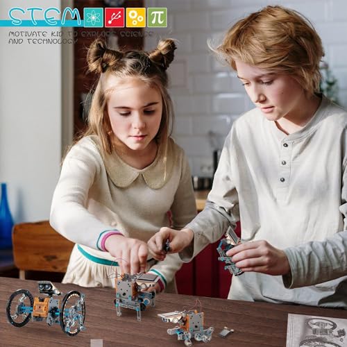 13% Off Solar Robot Kit – 14-in-1 STEM Toy for Ages 8-12 - Image 3