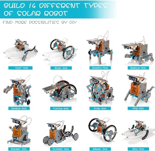 13% Off Solar Robot Kit – 14-in-1 STEM Toy for Ages 8-12 - Image 4
