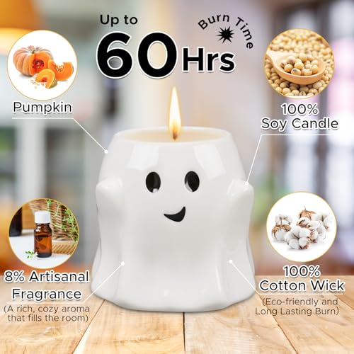50% Off Pumpkin Spice Ghost Candle – Use Code BPOBTSSL - Image 4