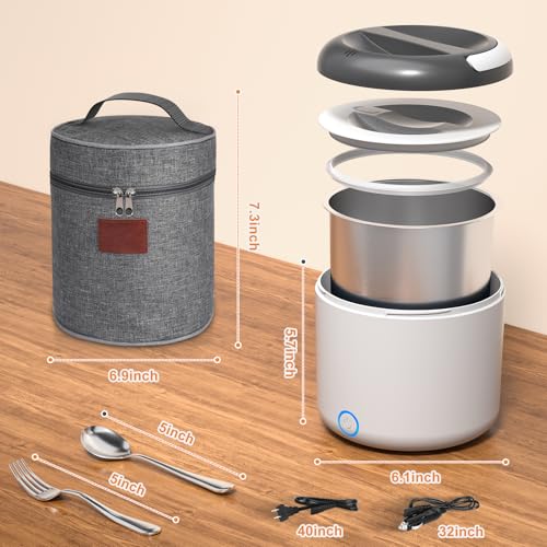 45% Off Vingud Electric Lunch Box for Adults, Fast Heating - Image 7
