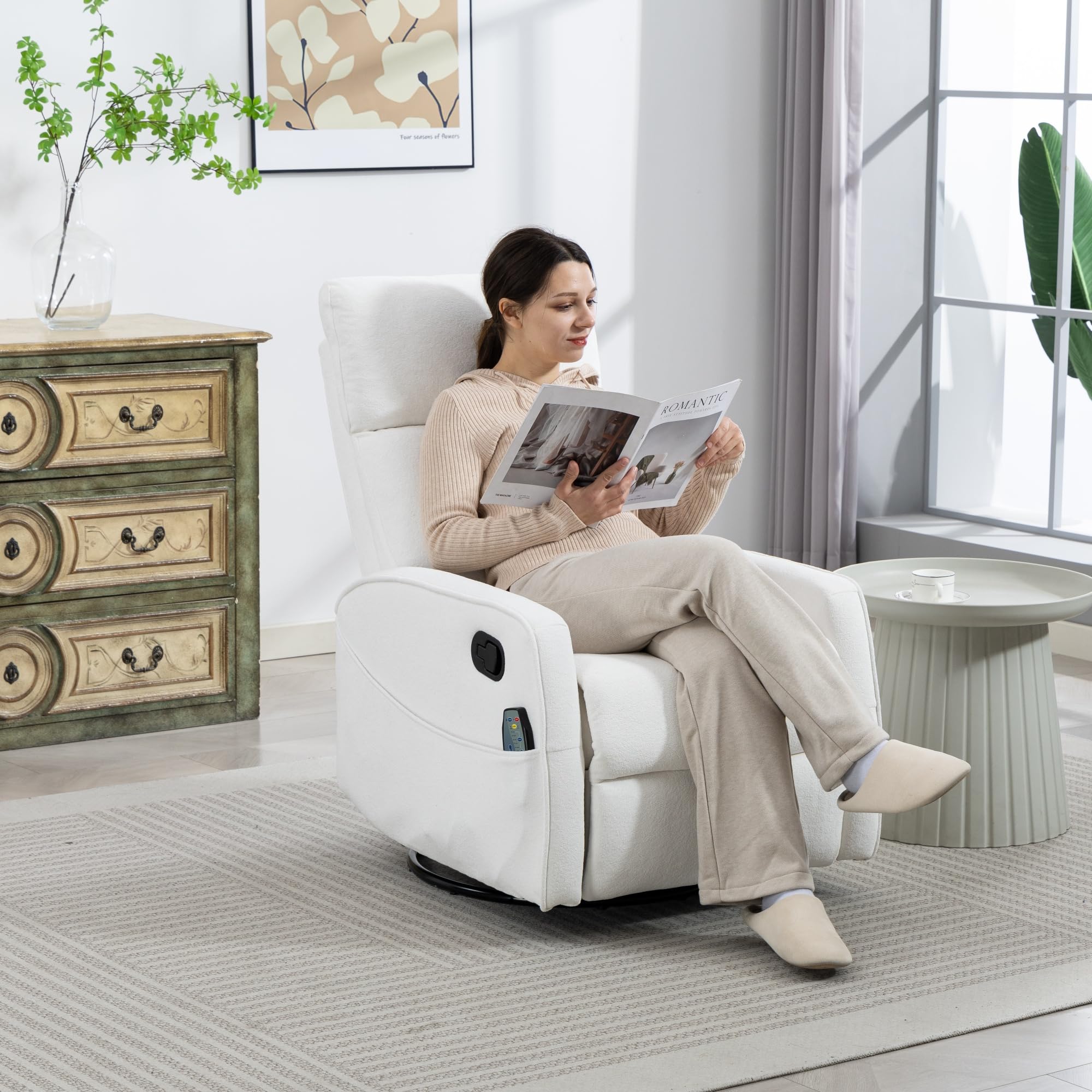30% Off Rocking Chair for Adults with Massage & Heat