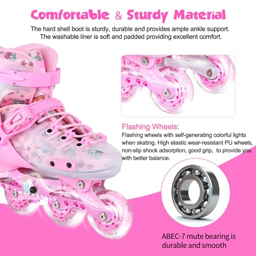 20% Off VEZLOPUS Adjustable Kids Inline Skates Set - Image 5