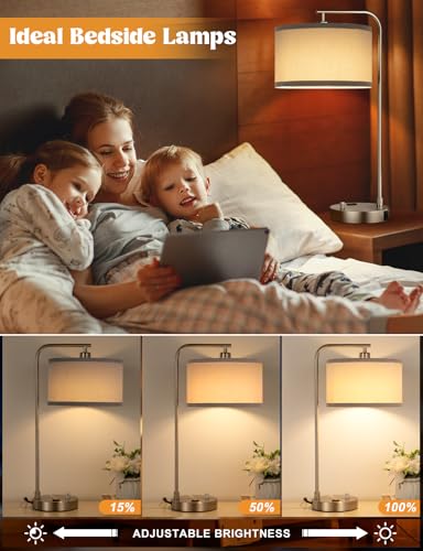13% Off Innqoo Side Table Lamp with USB and Outlet - Image 4
