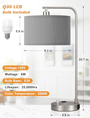 13% Off Innqoo Side Table Lamp with USB and Outlet - Image 8
